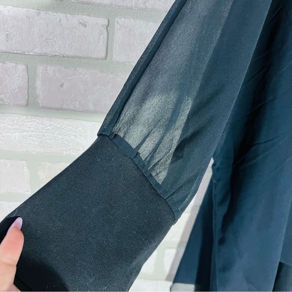 Soft Surroundings NWT San Sebastián Top in Black Size XL - Picture 5 of 8